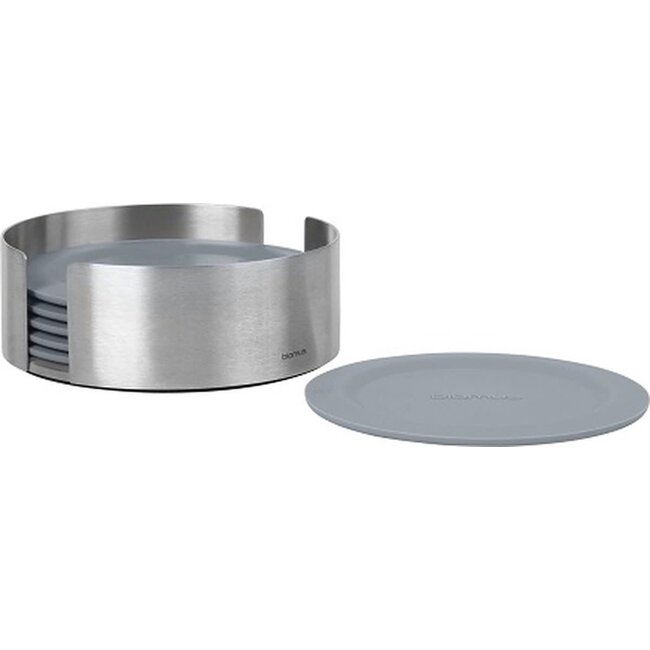 Blomus Glasonderzetters Lareto Sharkskin - 6 Stuks