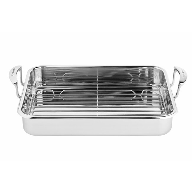 Scanpan Braadslede Impact met rooster - 4.5L - 42x26 cm