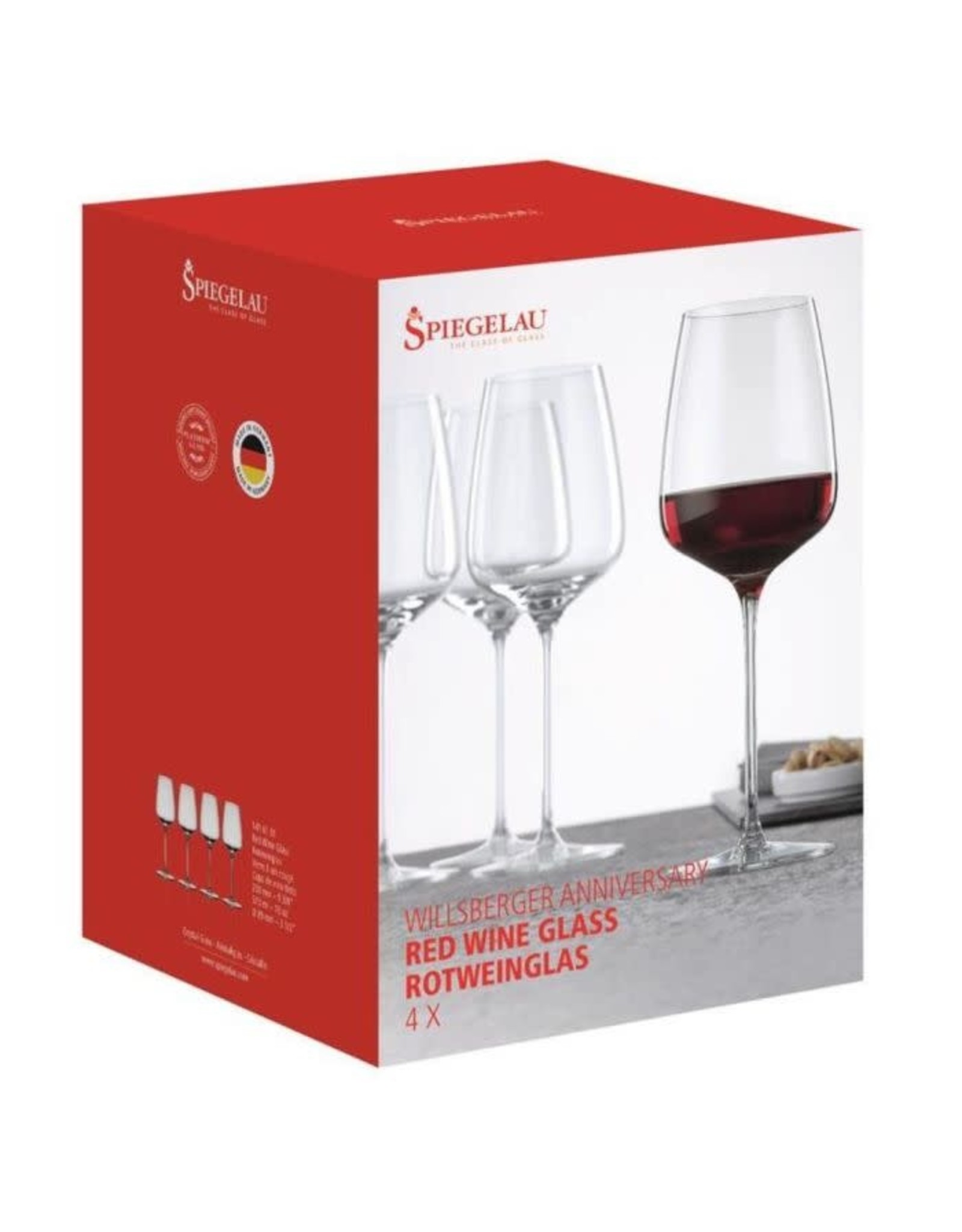 Spiegelau Rodewijnglas - Willsberger Anniversary - 510 ml - 4 Stuks