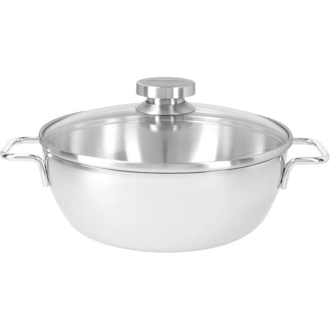 Demeyere Apollo 7 Conische Braadpan / Sauteuse met Glazen Deksel – 24 cm / 3,25L