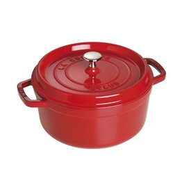 Staub Braadpan Cocotte Kersenrood - 5.25L - 26cm