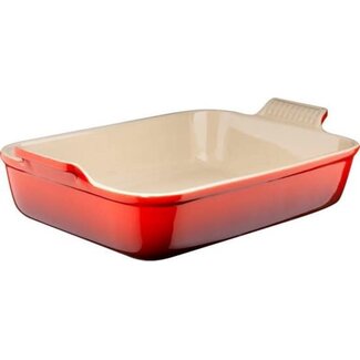 Le Creuset Ovenschaal Kersenrood Heritage - 31x26cm Le Creuset Ovenschaal Kersenrood Heritage - 31x26cm