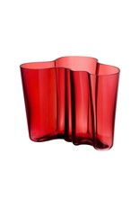 Iittala Vaas Alvar Aalto Cranberry 160mm