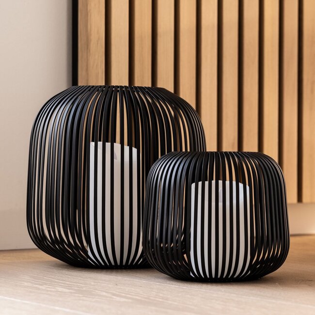 Blomus Lantaarn Lito Zwart Maat: S