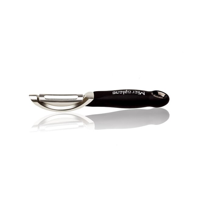 Microplane Dunschiller Zwart/RVS – Met Roterend Dubbel Snijblad