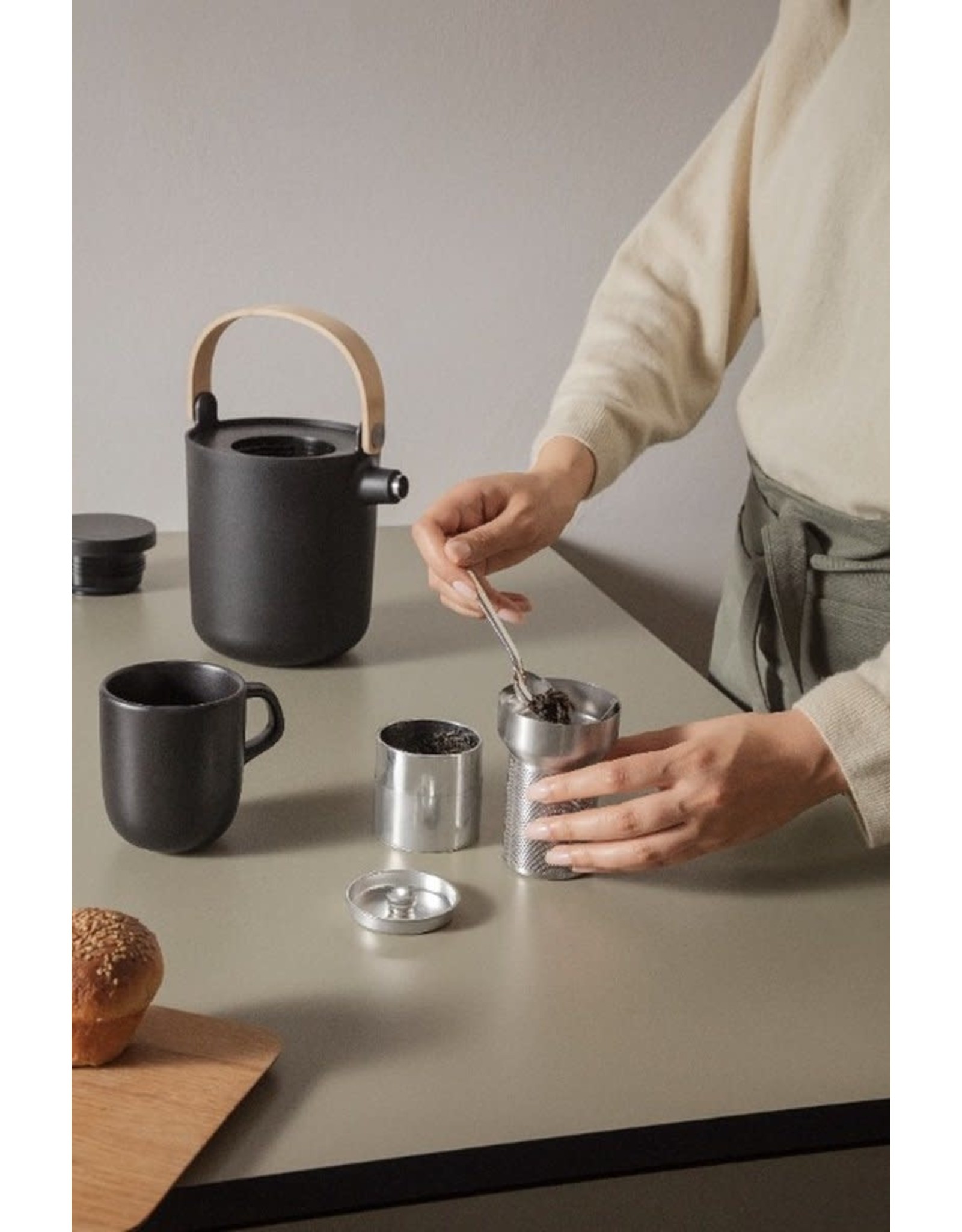 Eva Solo Thermoskan Nordic Kitchen Zwart - 1 Liter