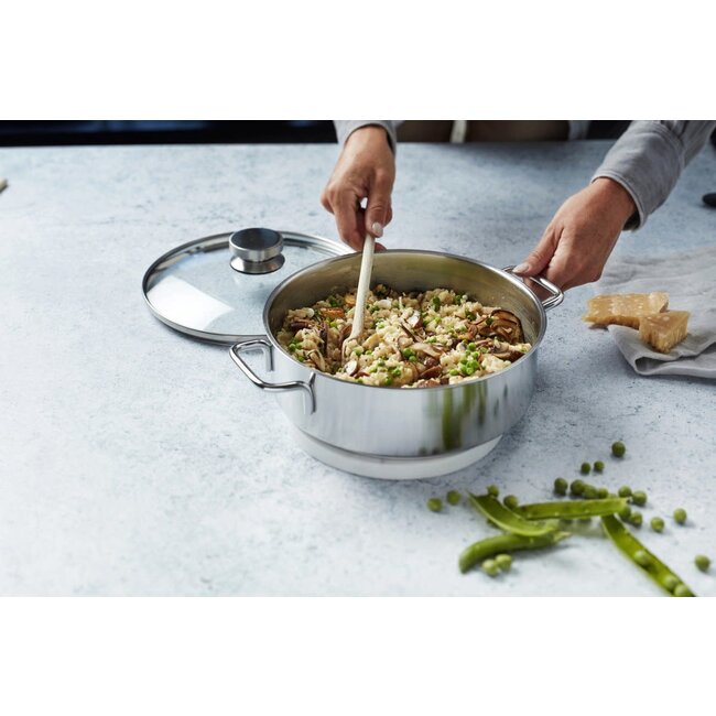 Demeyere Kookpan Apollo 7 - Met Glazen Deksel - 2.8L - 24cm