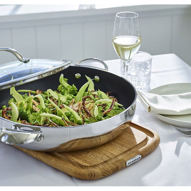 Scanpan Sauteerpan / hapjespan Haptiq 4,8L / 32cm met deksel