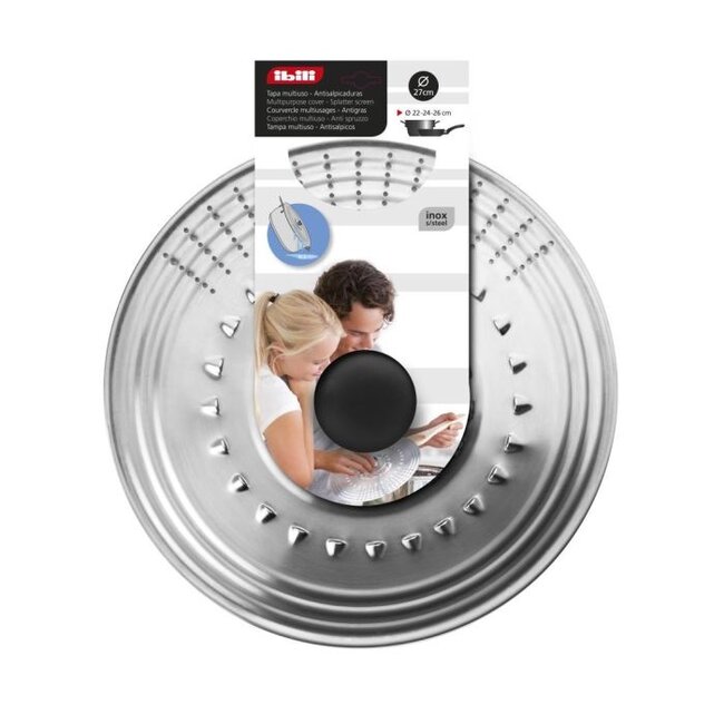Ibili Deksel multi-functioneel 22-24-26 cm