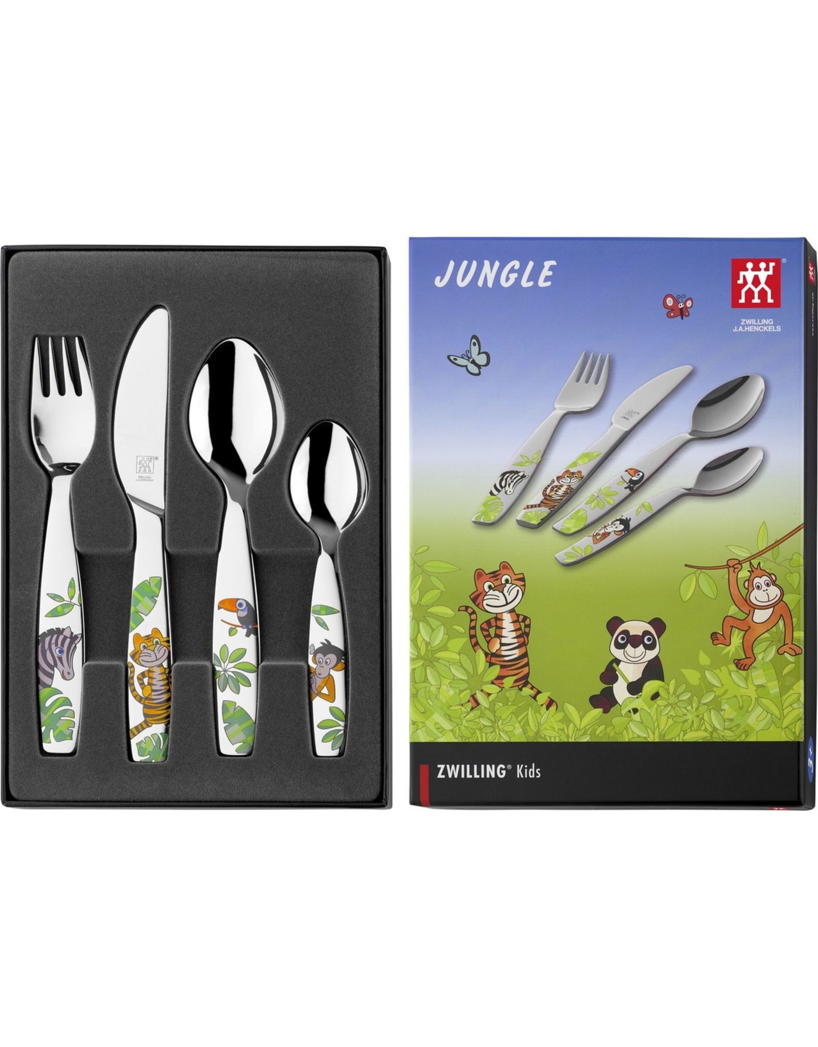 Zwilling Kinderbestek Jungle - 4-delig