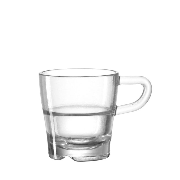 Leonardo Lot De 6 Tasses Expresso Senso En Verre Transparent 70 Ml – Design Moderne Et Empilable