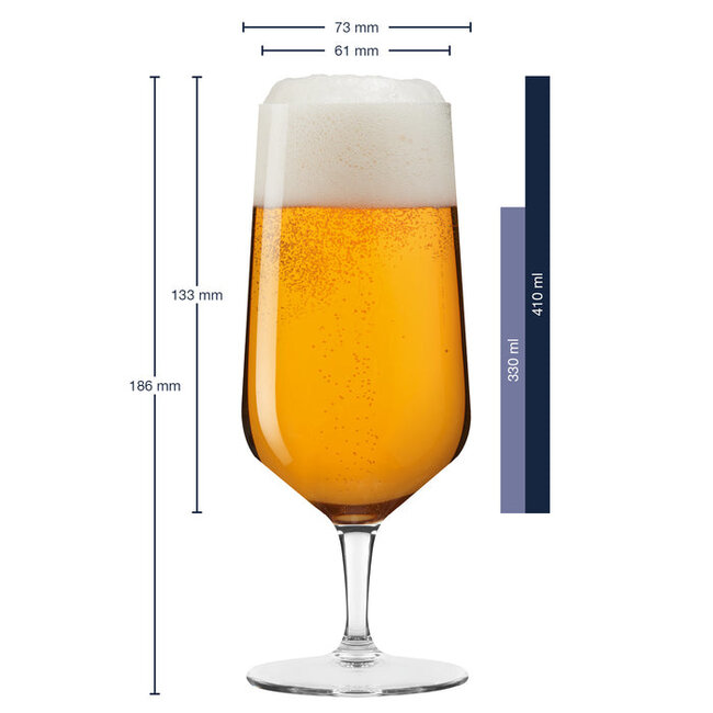 Leonardo Bierglas Puccini 410ml - 6 Stuks