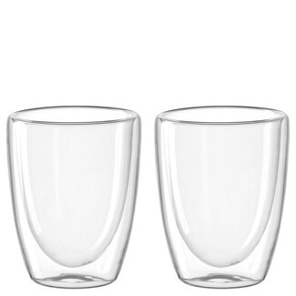 Leonardo Dubbelwandige Koffieglazen Duo 300ml - 2 Stuks