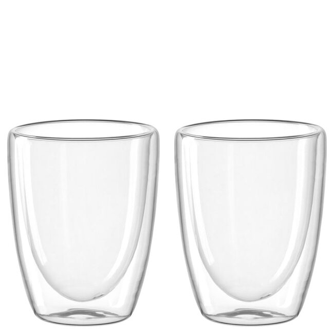 Leonardo Dubbelwandige Koffieglazen Duo 300ml - 2 Stuks