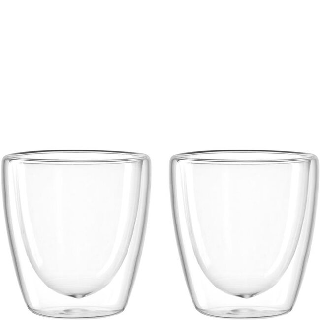 Leonardo Dubbelwandige glazen Espresso 100ml -2 Stuks