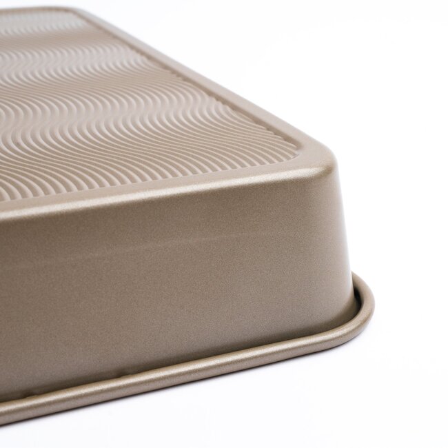 Cuisipro Braadslede – 34.25 x 24 cm – PFAS-vrij – Met Getextureerde Bodem