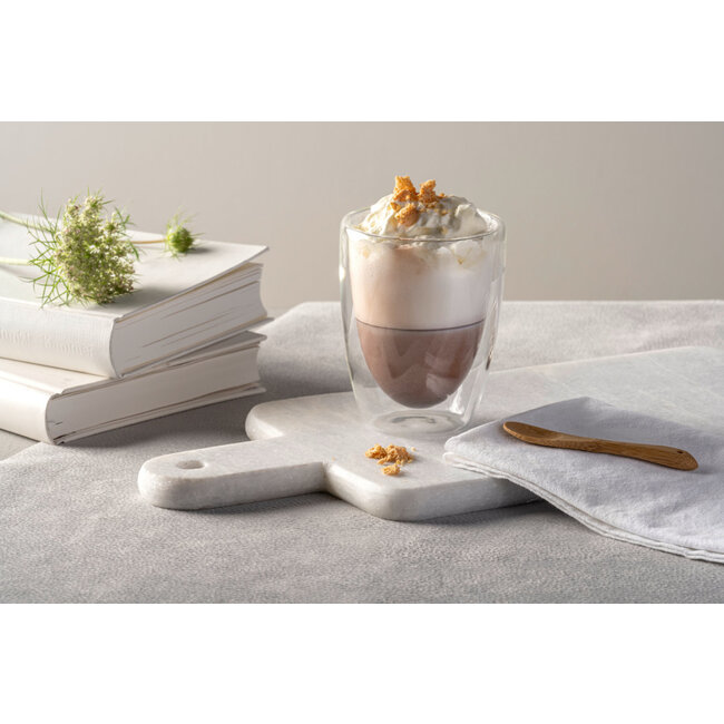 Leonardo Dubbelwandig Latte Macchiato Glas - Set van 2 - DUO - 400ml