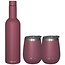 Scanpan Cadeauset - Wijnfles + 2 bekers - 2GO - Persian Red