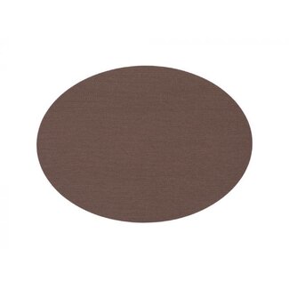 Mesapiu Placemat Canvaslook Ovaal  Bruin
