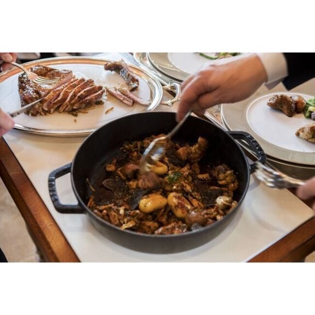 Staub Paellapan Zwart Gietijzer 26cm