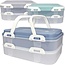 Centi - Box/Partycontainer - 2 x 7 L - 18 x 40 x 30 cm - Transparant
