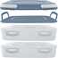 Centi - Box/Partycontainer - 2 x 7 L - 18 x 40 x 30 cm - Transparant