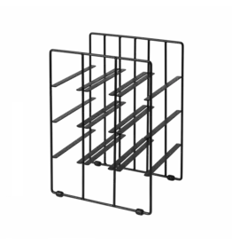 Blomus Wijnflessenrek Pilare - Zwart -  Voor 9 Flessen