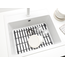 Brabantia SinkSide Siliconen Gootsteenmat – Verstelbaar & Flexibel – Dark Grey