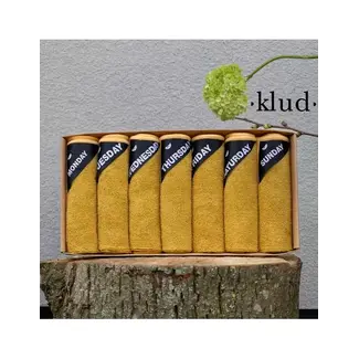 Klud Vaatdoekjes Okergeel - 7 Stuks