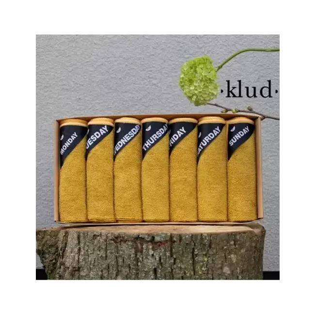 Klud Vaatdoekjes Okergeel - 7 Stuks