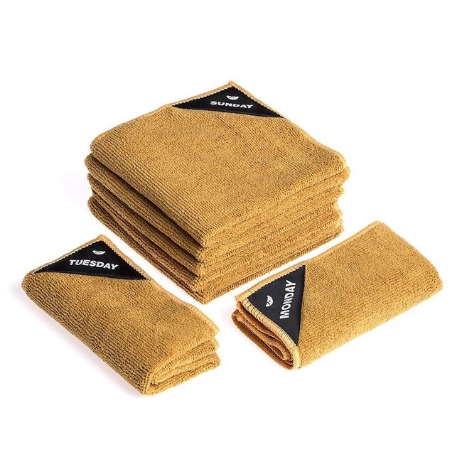 Klud Vaatdoekjes Okergeel - 7 Stuks