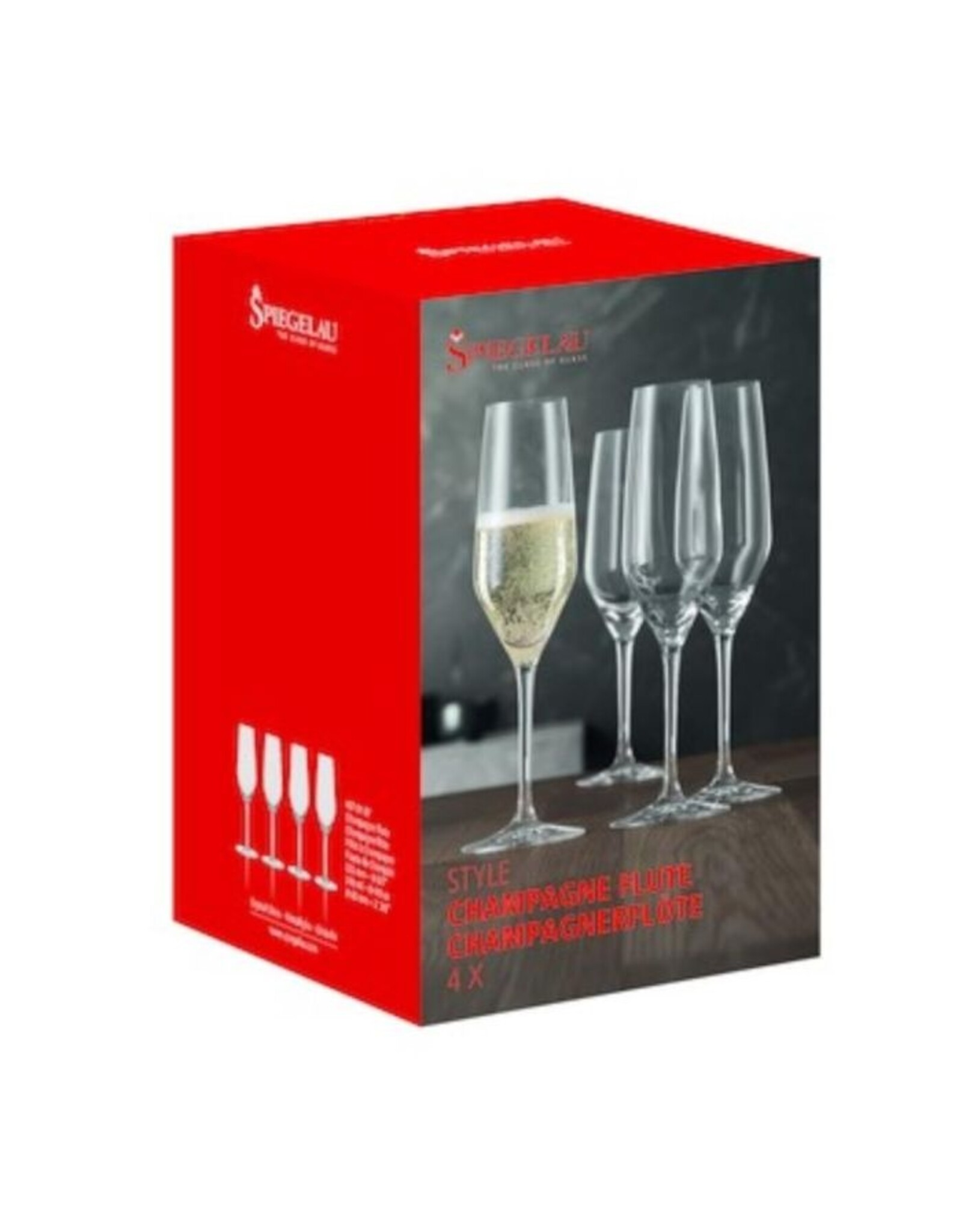 Spiegelau Champagneflute - Style -  Set van 4 - 240 ml