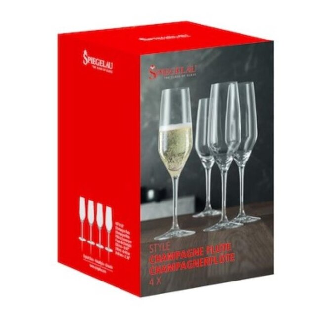 Spiegelau Champagneflute Style 240 ml 4 stuks