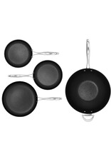 Scanpan Pannenset Haptiq 3 koekenpannen + 1 wokpan