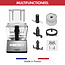 Magimix Foodprocessor CS3200XL Mat Chroom