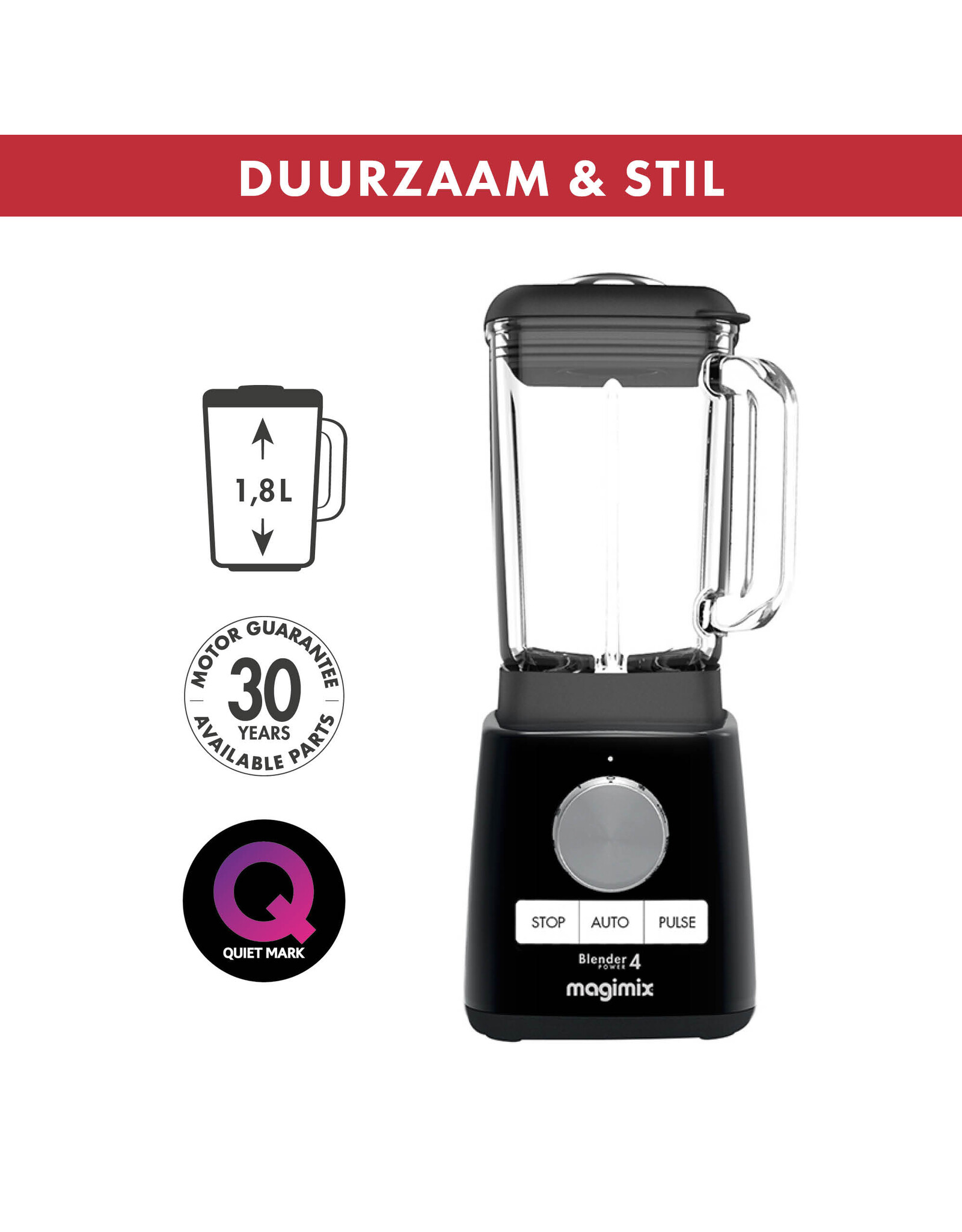 Magimix Blender Power 4 Zwart