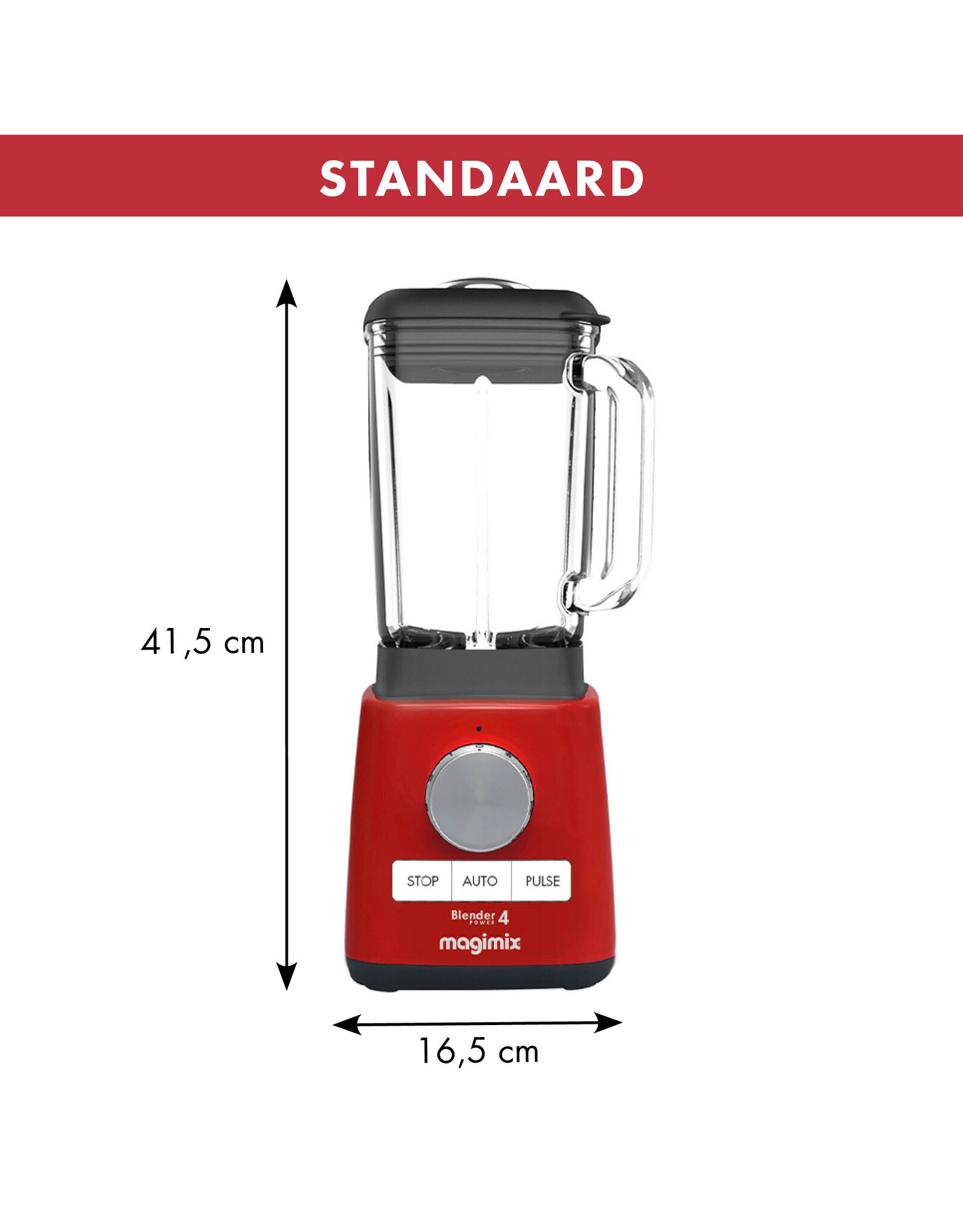 Magimix Blender Power 4 Rood