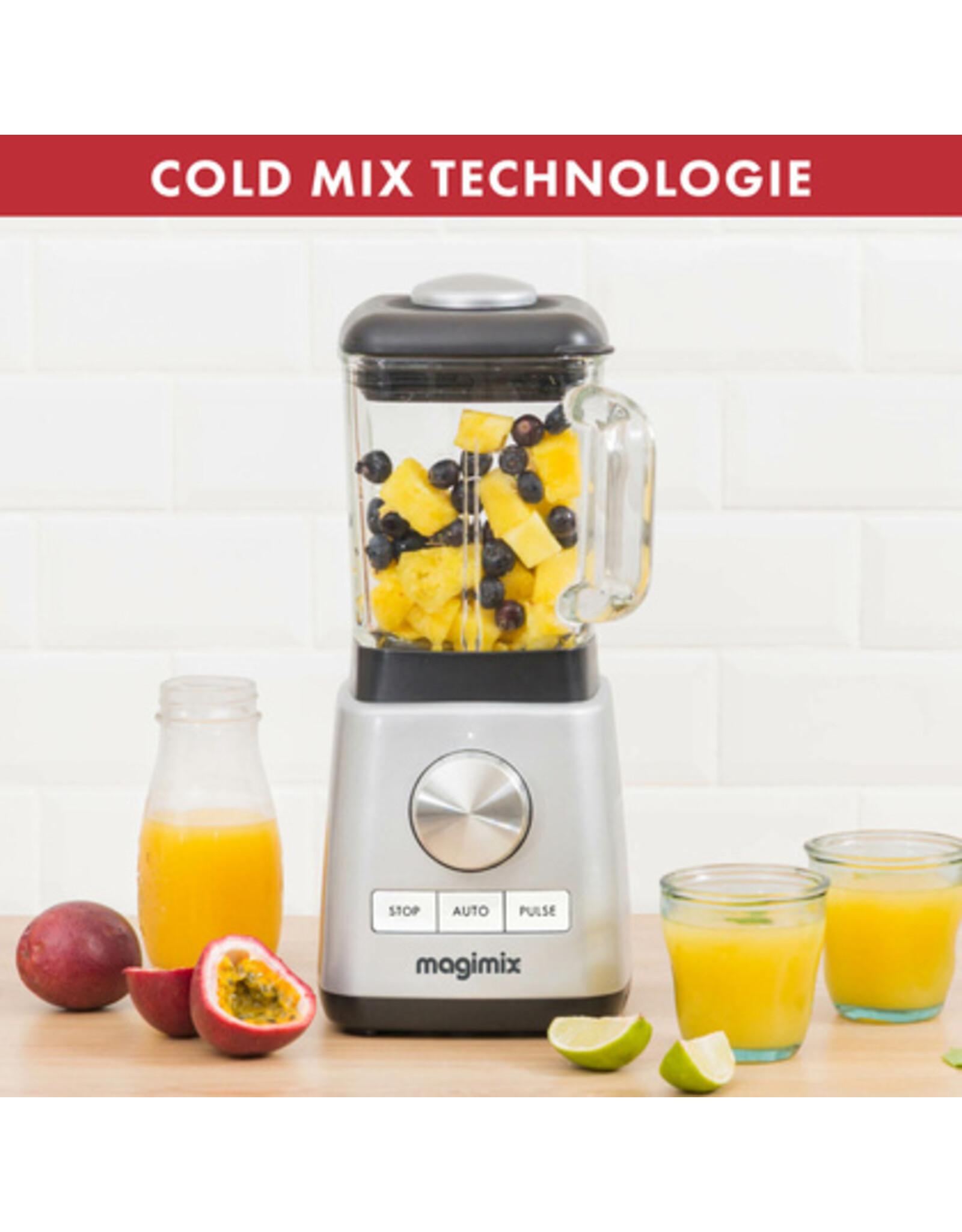 Magimix Blender Power 3 - Mat Chroom