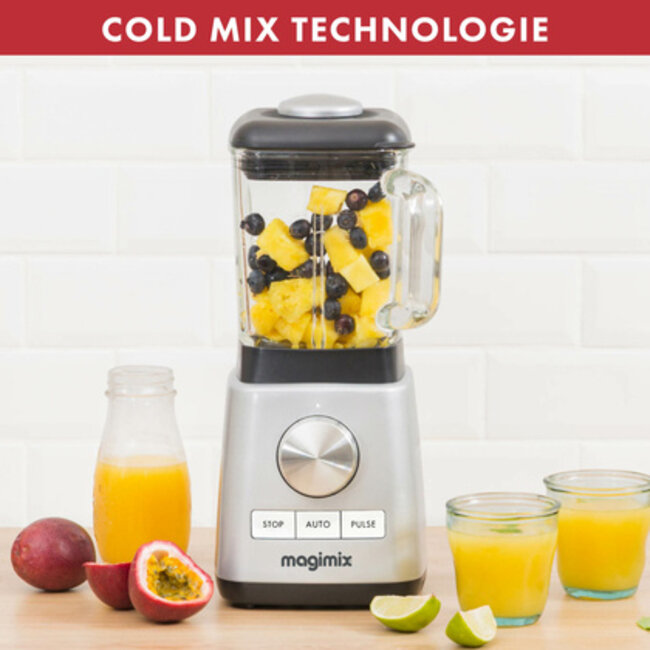 Magimix Blender Power 3 - Mat Chroom 1000 Watt