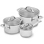 Scanpan Pannenset STS 3-delig 1x Steelpan 16cm - 1x kookpan 20cm  1x kookpan 24cm