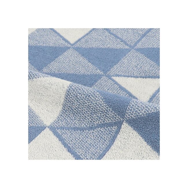 Bunzlau Castle Keukendoek Driehoeken Grijs-Blauw