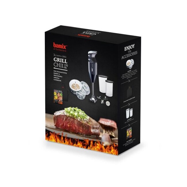 Bamix M200 BBQ-box – Staafmixer Set – Zwart – 200 Watt – Grill & Chill Edition