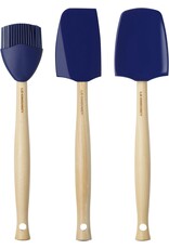 Le Creuset Spatels Premium Azure Blauw - Set van 3 stuks