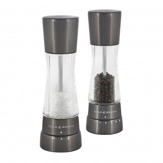 Cole & Mason Peper- en Zoutmolen Derwent 190mm Gunmetal Cole & Mason Peper- en Zoutmolen Derwent 190mm Gunmetal