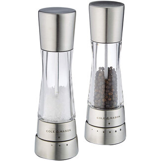 Cole & Mason Peper- en Zoutmolen Derwent Zilver 190mm Cole & Mason Peper- en Zoutmolen Derwent Zilver 190mm