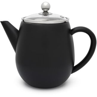 Bredemeijer Theepot Duet Eva Mat Zwart 1.1L