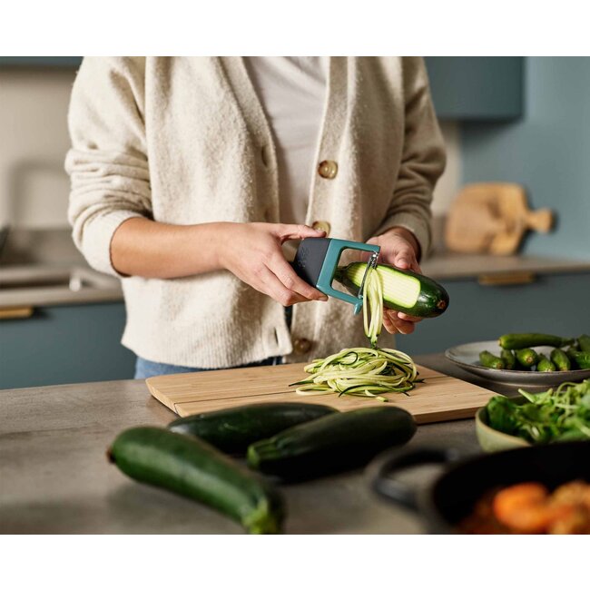 Joseph Joseph Schilmes Duo Julienne Ergonomisch  Blauw