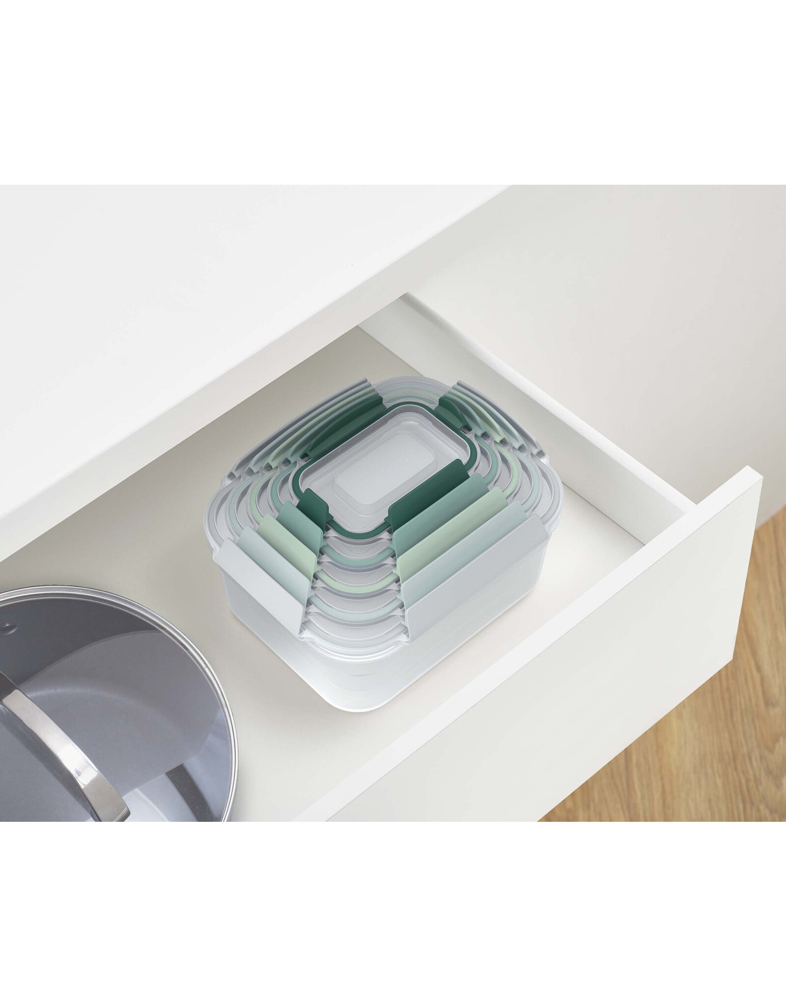 Joseph Joseph Vershoudbakjes Nest Lock Groen - Set van 5 stuks