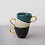 Urban Nature Culture Koffiemok Good Morning Blauw Groen