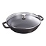 Staub Wokpan Gietijzer Zwart - 30cm